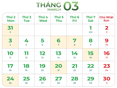 [IR AWARDS] Lịch công bố thông tin tháng 03/2025 cần nhớ
