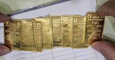 Sáng 13-11, giá vàng miếng SJC, vàng nhẫn tăng rất mạnh