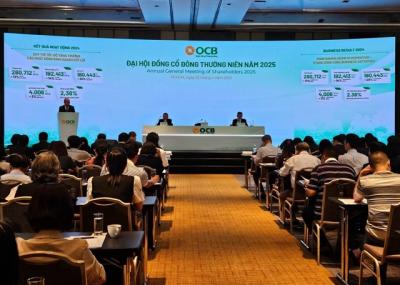 ĐHĐCĐ OCB: Chia cổ tức tiền mặt, mục tiêu lãi trước thuế 2025 tăng 33%