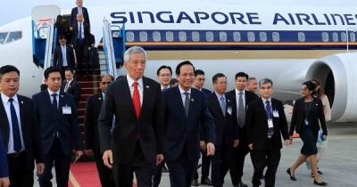 Thủ tướng Singapore Lý Hiển Long đến Hà Nội, bắt đầu thăm chính thức Việt Nam