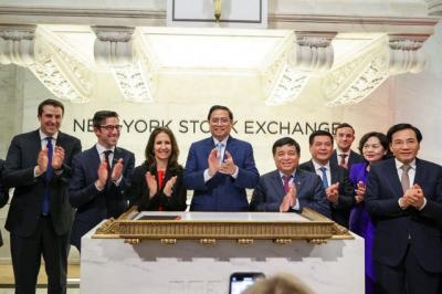 NYSE sẽ hợp tác UBCKNN Việt Nam về hỗ trợ nâng hạng thị trường