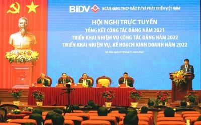 BIDV: Tỷ lệ bao phủ nợ xấu năm 2021 đạt 235%