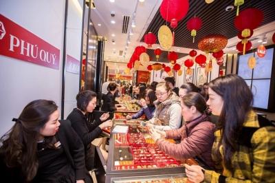 Thương hiệu SJC và vàng nhẫn cùng đi lên, tỷ giá trung tâm cộng thêm 12 đồng