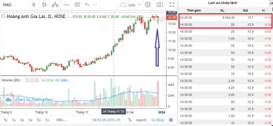 Ai đã giải cứu giá sàn cổ phiếu HAGL phiên 28/12?