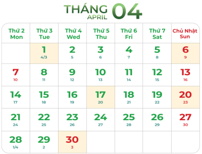 [IR AWARDS] Lịch công bố thông tin tháng 04/2025 cần nhớ
