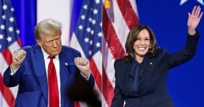 Bầu cử Tổng thống Mỹ: Trump và Harris hòa nhau ở điểm bỏ phiếu đầu tiên