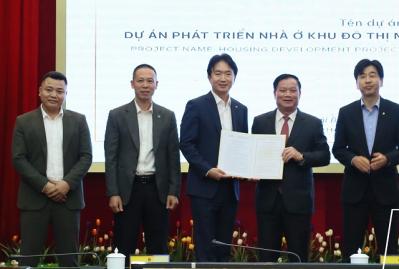 Thái Bình trao quyết định đầu tư khu đô thị có vốn lớn nhất tỉnh cho Daewoo