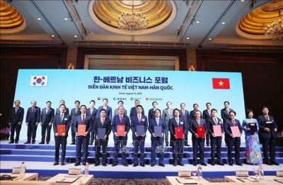 Diễn đàn Kinh tế Việt Nam - Hàn Quốc: Nhiều thỏa thuận hợp tác lớn được trao đổi giữa các tập đoàn