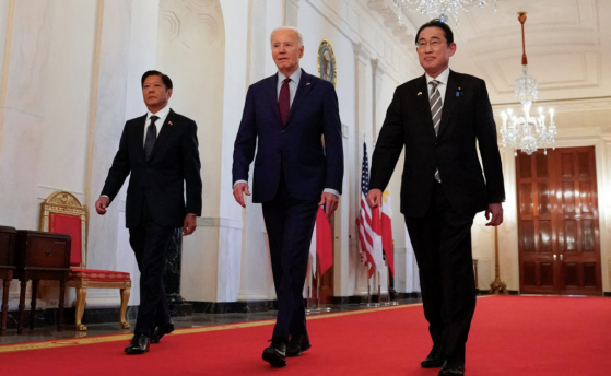 Mỹ-Nhật Bản-Philippines củng cố quan hệ đồng minh