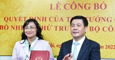 Bộ Công Thương công bố quyết định bổ nhiệm tân Thứ trưởng Phan Thị Thắng