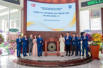CDC Construction chào sàn HOSE với phiên tăng kịch trần