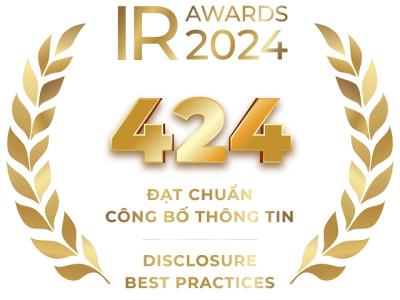 IR Awards 2024: Giấy chứng nhận danh hiệu đã được gửi đến Doanh nghiệp đạt Chuẩn Công bố thông tin