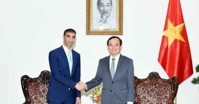 Việt Nam mong muốn sớm ký kết Hiệp định đối tác kinh tế toàn diện với UAE