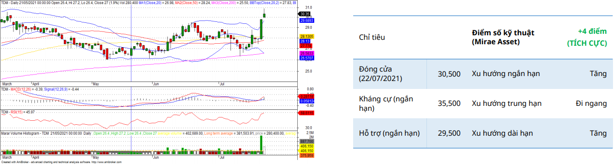 TDM Daily Chart