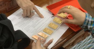 Khách đặt mua vàng miếng SJC online sẽ nhận vàng trong buổi sáng