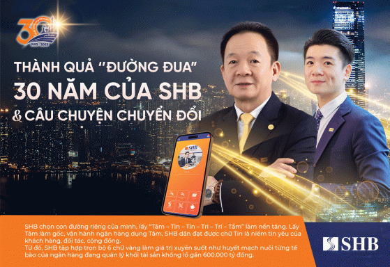 Thành quả “đường đua” 30 năm của SHB và chuyện thế hệ kế thừa trong hành trình chuyển đổi số