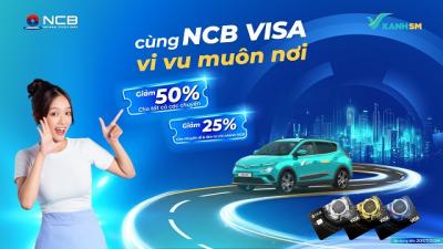 Nhiều ưu đãi cho chủ thẻ Visa NCB