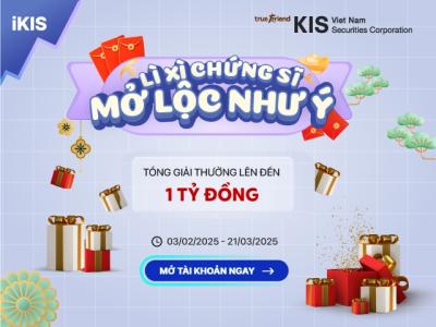 Đón lộc đầu xuân cùng KIS với lì xì may mắn 1 tỷ đồng