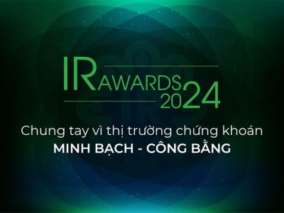 Hé lộ 36 định chế tài chính là thành viên Hội đồng bình chọn IR Awards 2024