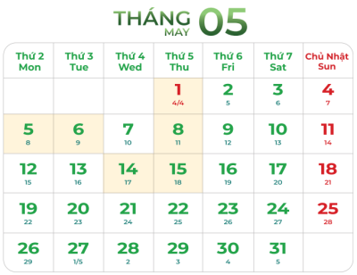 [IR AWARDS] Lịch công bố thông tin tháng 05/2025 cần nhớ