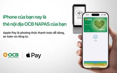 OCB giới thiệu Apple Pay đến với Chủ thẻ NAPAS