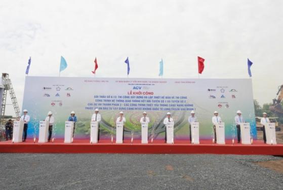 Tập đoàn Đèo Cả chính thức khởi công gói thầu 6.12 dự án sân bay Long Thành