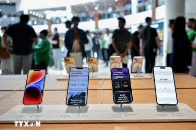 Xuất khẩu điện thoại iPhone từ Ấn Độ sang Mỹ tăng vọt