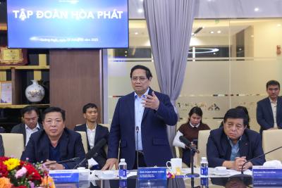 Thủ tướng chúc Hòa Phát "không hòa, chỉ phát", tăng trưởng trên 15% trong năm 2025