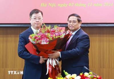 Thủ tướng Phạm Minh Chính trao quyết định điều động, bổ nhiệm Tổng Giám đốc VTV