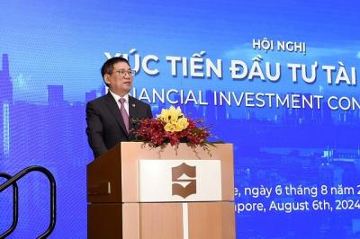 Bộ trưởng Hồ Đức Phớc giới thiệu tiềm năng TTCK Việt Nam cho nhà đầu tư Singapore