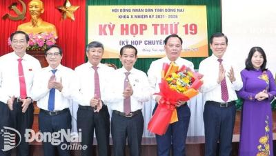 Ông Võ Tấn Đức được bầu giữ chức Chủ tịch UBND tỉnh Đồng Nai