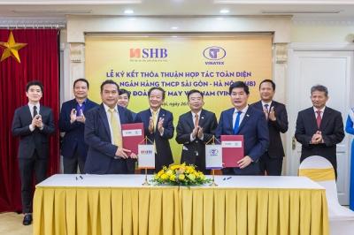 SHB và Vinatex ký kết thỏa thuận hợp tác toàn diện