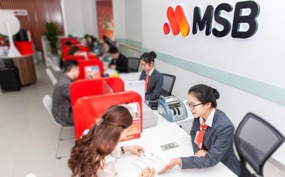 MSB: Lãi trước thuế nửa đầu năm tăng 7%, nợ xấu giảm 6%