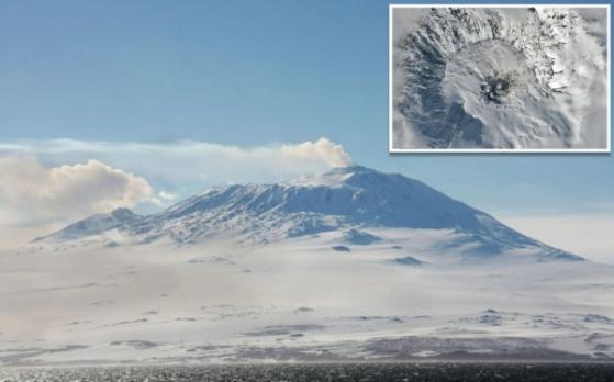 Kì lạ miệng núi lửa ở Nam Cực phun ra 80g bụi vàng mỗi ngày