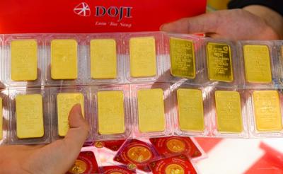 Giá vàng ngày 09/02: Vàng SJC tăng 300,00 ngàn đồng mỗi lượng trước ngày Thần Tài
