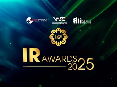 IR Awards 2025: Gần 40 định chế tài chính tham gia đánh giá hoạt động IR của các doanh nghiệp niêm yết