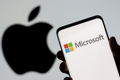 Microsoft đe dọa danh hiệu cổ phiếu giá trị nhất thế giới của Apple