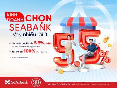 SeABank dành 5,000 tỷ đồng cho vay khách hàng cá nhân bổ sung vốn kinh doanh