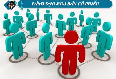 Lãnh đạo mua bán cổ phiếu sôi động tại nhóm ngành BĐS, xây dựng