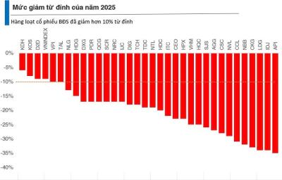 Bài test cho nhóm bất động sản khi cổ phiếu Vingroup điều chỉnh