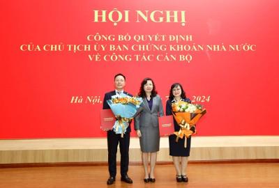 UBCKNN bổ nhiệm Vụ trưởng Vụ Quản lý kinh doanh chứng khoán