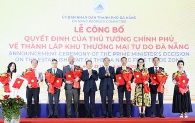 Đà Nẵng tổ chức lễ công bố quyết định thành lập Khu thương mại tự do