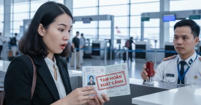 Đang làm thủ tục đi Thụy Sĩ, nữ hành khách “chết đứng” vì lệnh tạm hoãn xuất cảnh