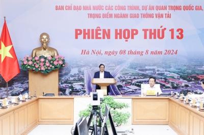 Thủ tướng: Khẩn trương giải quyết các vướng mắc để thúc đẩy tiến độ các dự án giao thông trọng điểm