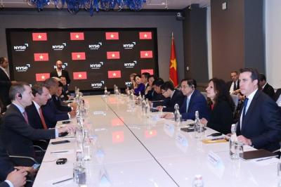 Thủ tướng đề nghị NYSE hỗ trợ và chia sẻ kinh nghiệm để phát triển TTCK Việt Nam hiệu quả