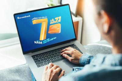 Sacombank phát hành chứng chỉ tiền gửi dài hạn lãi suất 7.1%/năm 