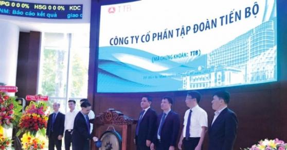 Khởi tố 4 cán bộ Tập đoàn Tiến Bộ (TTB) do sai phạm chứng khoán