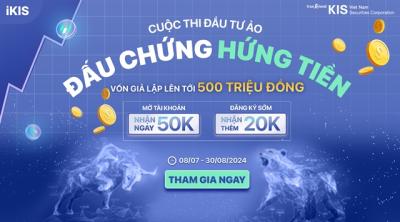 Chứng khoán KIS khởi động cuộc thi “Đấu chứng - Hứng tiền”