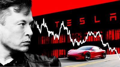 Cổ phiếu Tesla rơi tự do 50%, binh đoàn nhỏ lẻ vẫn nhiệt tình "bắt dao rơi"