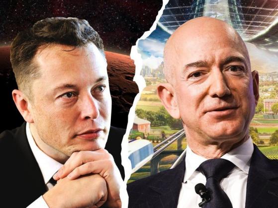 Jeff Bezos tìm đến Elon Musk để biến giấc mơ không gian thành hiện thực